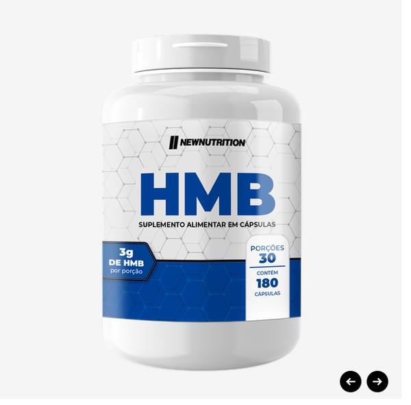 HMB 3g (Hidroximetilbutirato) 180caps