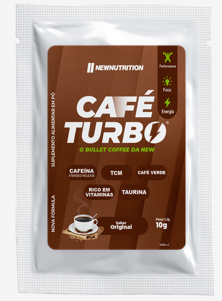 Sachê unid CAFÉ TURBO® em Pó 10g