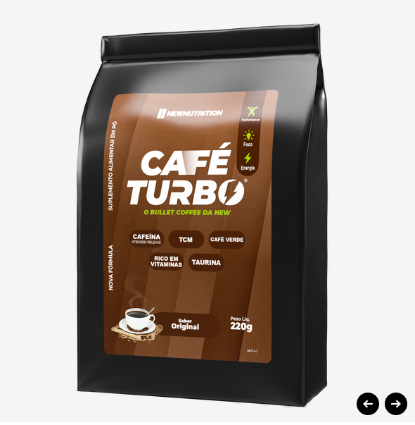 Refil CAFÉ TURBO® em Pó 220g Original