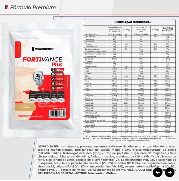Sachê unid FORTIVANCE PLUS®40G