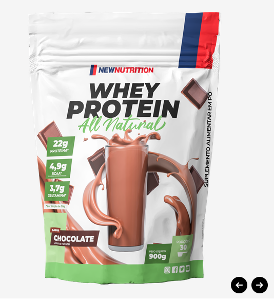 Whey Protein Concentrado All Natural 900g