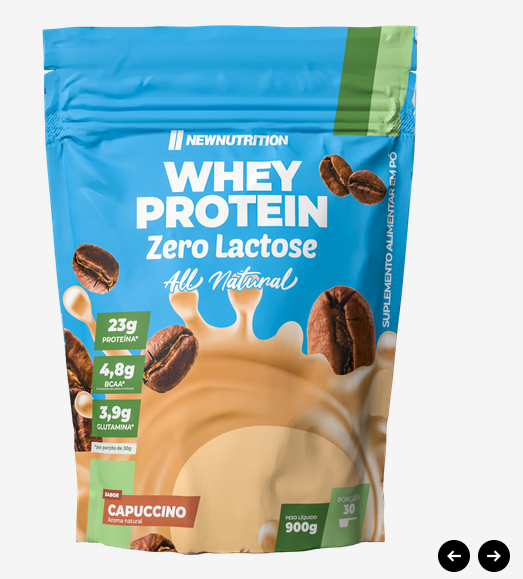 Whey Protein Concentrado Zero Lactose All-Natural 900g