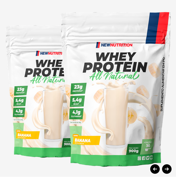 Combo 2 Whey Protein Concentrado All Natural