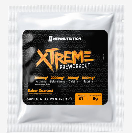 Sachê unid Xtreme® Pré-treino 8g