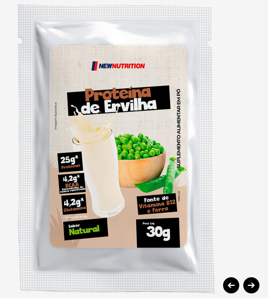Sachê unid Proteína de Ervilha Isolada Natural 30g