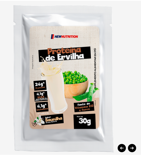 Sachê unid Proteína de Ervilha Isolada Natural 30g