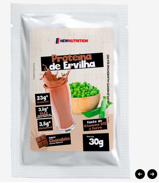 Sachê unid Proteína de Ervilha Isolada Natural 30g
