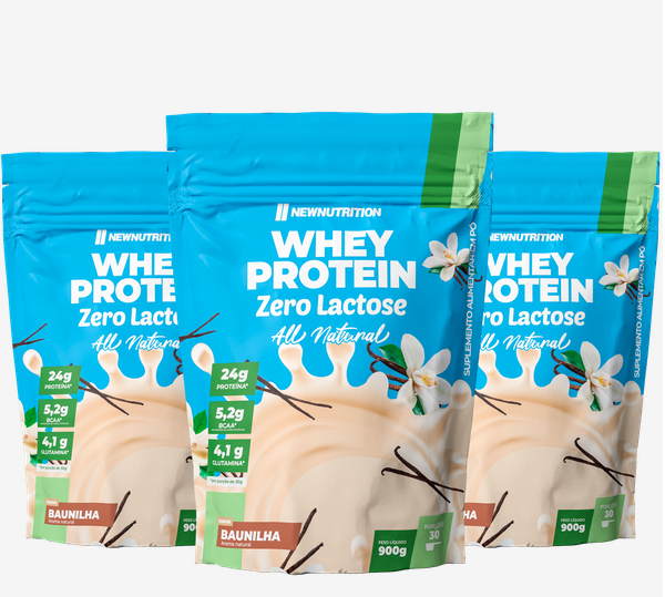 Combo 3 Whey Zero Lactose All Natural