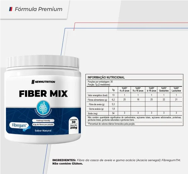 Mix de Fibras Alimentares 210g