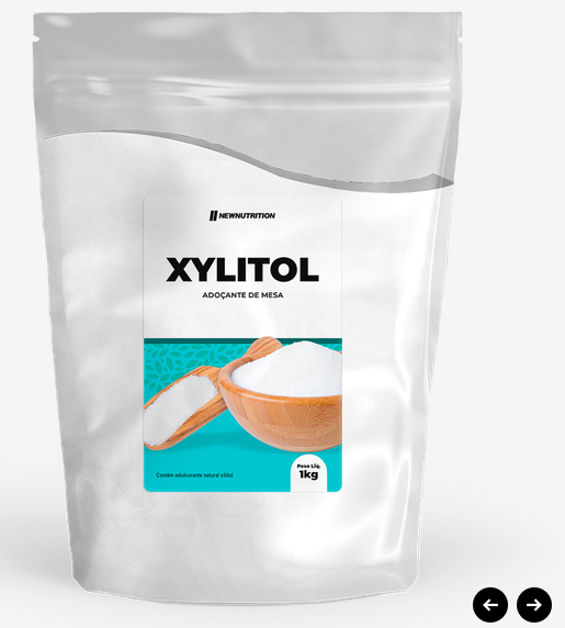 Adoçante Natural em Pó Xylitol 1Kg