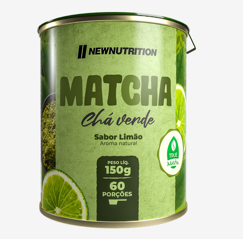 Chá Verde Matcha Limão 150g Adoçado com Stevia
