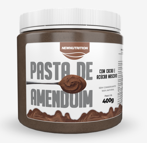 Pasta de Amendoim com Cacau e Açúcar Mascavo 400g