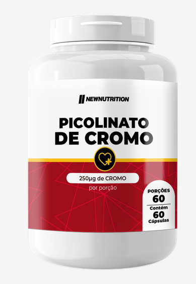 Picolinato de Cromo 250mcg 60 cápsulas
